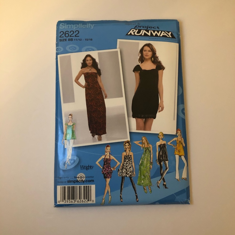 3 for $20 Simplicity Sewing Pattern 2622